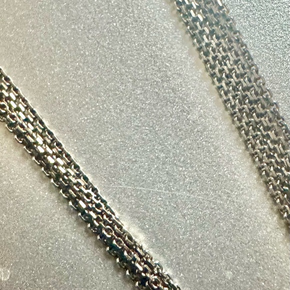 18K Rhodium Gold Buddha Head Pendant Necklace with Black Diamonds - Picture 3 of 4